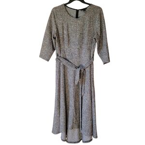 Lane Bryant Textured Midi Dress Multi-Colored Size 16